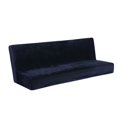 thumbnail image 2 of CHOK 2024 Plush Sofa Cover Sofa Bed Cover Sofa Cover Solid Color Full Folding Elastic Armless Gray, 2 of 3