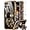 Only for iPhone 12 Mini-Black, variant on for iPhone 12 Mini Case Astronaut Cute for Women Girls Girly Unique Black Phone Cases with Astronaut Hidden Stand Kickstand 6D Design Cover for iPhone 12Mini 5.4 inch