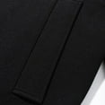 thumbnail image 5 of successthop Mens Casual Trench Coat Notched Lapel with Pockets Single Breasted Clothes Solid Trendy Outwear Black XL, 5 of 9
