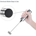 thumbnail image 2 of Ssxjv Electric Milk Frother With Double Whisk, Manual Milk Frother Silver, 2 of 4