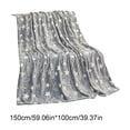 thumbnail image 2 of Lypsnake Stars Glow in The Dark Blanket, Soft Plush Flannel Throw Blanket with Luminous Star Print, Cozy Warm Bed Couch Cover for All Seasons Home Office Travel Use, 2 of 5
