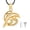 Gold, variant on Stainless Steel 🐬Ocean Dolphin Urn Pendant Memory Necklace for Human Pet Cremation Ashes Keepsake Memorial Jewelry