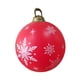 thumbnail image 1 of Bola inflable de Navidad, bola inflable de Navidad, globo, decoración navideña, bola inflable gigante, adorno inflable de PVC para césped al aire Copos de nieve, 1 of 9