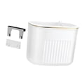 thumbnail image 3 of Cubo de basura colgante con tapa, contenedor de compost para cocina, práctico cubo de basura para residuos de alimentos, de de montaje en pared para Blanco S, 3 of 8