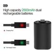 thumbnail image 2 of Aplicar a la batería recargable del controlador Xbox One para Xbox One, Xbox One S, controlador con cable de carga USB, 2 of 5