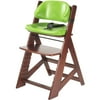 Keekaroo Height Right Kids High Chair with Comfort Cushions, Mahogany/Lime (0055213KR-0001)