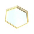 thumbnail image 1 of Tray Serving Mirror Jewelry Dish Storage Display Tray Storage Holder Mirror Tray Home Counter Decors Style4, 1 of 8