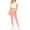 Peach, variant on Moa Collection Women's Casual Solid Full Length Leggings Elastic Waistband