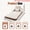75.2*39*28.3inches, variant on Luxury Inflatable Bed Mattress with Built-In Headboard & Pillow, Portable Foldable Sleeping Pad for Camping, Vacation & Summer Travel, Pump Not Included