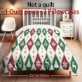 thumbnail image 3 of Yspwyqan Christmas Twin XL Size Bedding Set, 3 Piece Snowflake Reindeer Tree Pattern Comforter Set with 2 Pillow Shams for Xmas Holiday Bedroom Decor, 3 of 7