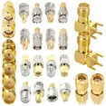 thumbnail image 2 of SMA Male Female to PL259 SO239 RP SMA N BNC UHF TNC RF Coaxial Antenna Connector Converter for Scanner CCTV Camera, 2 of 7