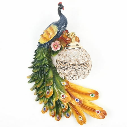 Peacock Wall Lamp Beautiful Decoration Wall Lighting Fixture European Style Creative Wall Sconce