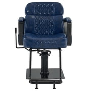BarberPub Classic Barber Chair, 440Lbs Hydraulic Pump Manual Recliner Salon Chair for Hair Stylist, Home&Beauty Salon, Barbershop, Salon&Spa Equipment 3068