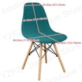 thumbnail image 3 of Funda de asiento lavable para silla Eames, funda sin brazos extraíble, funda silla banquete, hogar, Hotel, funda de asiento, 1/2/4/6 Uds., 3 of 4