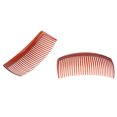 thumbnail image 4 of Pack of 12 Pieces of Plain Large Plastic Hair Combs Slides Hair , Red brown, Red brown, 4 of 8