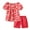 Red, variant on Gubotare Girls Athletic Shorts Set Toddler Girls Clothes Tie-Dye Summer Outfits Sets with Short Sleeve T-Shirt Top+Girls Shorts 2pcs Sets 3T 4T (Purple,3-4 Years)