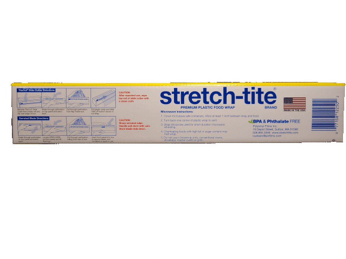Stretch-Tite Premium Plastic Food Wrap, 250 Square Feet photo 2