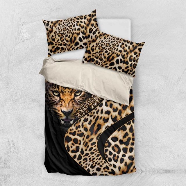 Africa Leopard Skin Pattern Bedding Set Version 01 LT9
