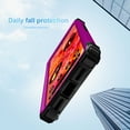 thumbnail image 5 of for Google Pixel 6 Case, Slim Dual Layer 3 in 1 Heavy Duty Protection Hybrid Hard PC Soft Silicone Rugged Bumper Anti Slip Full-Body Protective Cases for Google Pixel 6 2021, Purple, 5 of 6