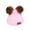 Pink, variant on Women with Double Pom Pom Beanies Hat inter Hats for Women Cold Weather Warm Knit Lined Beanie Caps Black