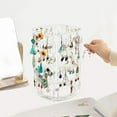 thumbnail image 4 of 360 Rotating Earring Holder Stand Clear Earrings Organizer, Acrylic, 4 of 7