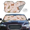 thumbnail image 2 of Fotbe Star Cute Dog Car Windshield Sunshade | Sun Visor Protector Front Window Shade, Keeps Out UV Rays, Keeps Your Vehicle Cool-Small, 2 of 7