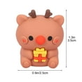 thumbnail image 6 of PRETXORVE Christmas Decorations, Christmas Tree Decorations, Christmas Deer Pencil Sharpener Cute Portable Pencil Sharpener Silicone Manual Soft Rubber Pencil Sharpener, 6 of 8