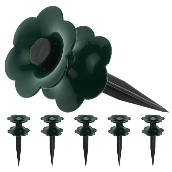 FRCOLOR MLINS 6pcs Garden Hose Support Spike Stand for Lawn Water Hose Holder with Guide Stake for Flower Beds Lifting Rack