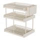 thumbnail image 3 of Organizador de estantería de encimera, soporte de mesa de café, bocadillos buffet multipropósito para servir para escritorio, baño, mesa de café 3 capa, 3 of 8