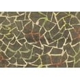 thumbnail image 1 of Ahgly Company Indoor Rectangle Abstract Brown Modern Area Rugs, 7' x 10', 1 of 4
