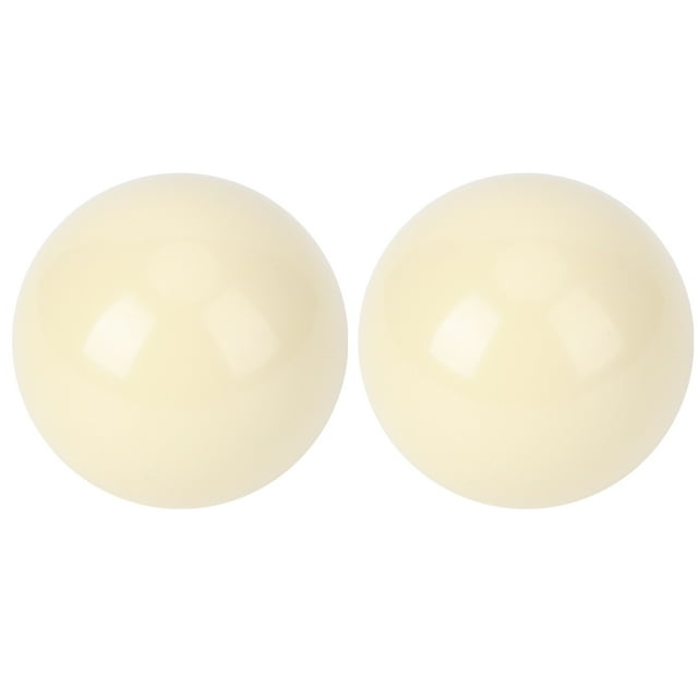 Spptty Balle de Queue, 2 Pcs Table de Billard Blanche Balles de Billard Snooker Table d'Entraînement Balle de Queue Standard 5.72CM, Balles de Billard Blanches