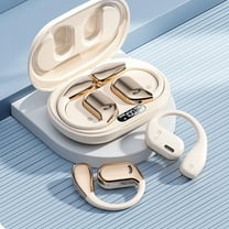 Ai Translation Earbuds Real Time,144 Language Translator Earbuds, Translating Earbuds, Bluetooth Headphones Translation Language Device for and Android Ear Bud Translator(Beige)