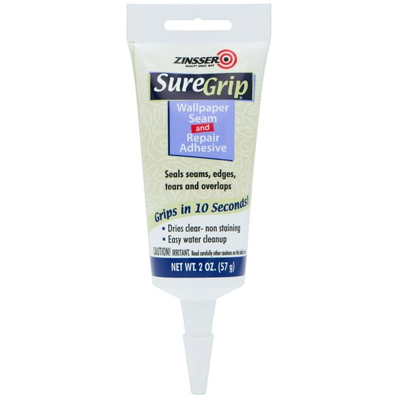 Adhesivo Zinsser SureGrip para papel pintado reparador de costuras, 57 g