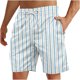 thumbnail image 5 of Pantalones Cortos para Hombre Atléticos Pantalones de Playa de Impresión Especial, Pantalones Cortos Atléticos de Poliéster Elásticos para Hombres, 5 of 8