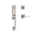 thumbnail image 1 of Baldwin SC.SEAXSQU.R.CSR.150 Single Cylinder Seattle Handleset Right Hand Square Lever & Contemporary Square Rose, Satin Nickel, 1 of 1
