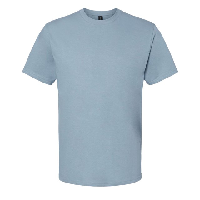 Gildan - Camiseta Softstyle de Medio para Adultos Unisex (Azul Piedra)