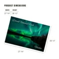 thumbnail image 2 of Lantern Press 1000 Piece Jigsaw Puzzle, Denali National Park, Alaska, Northern Lights over Lake, 2 of 5
