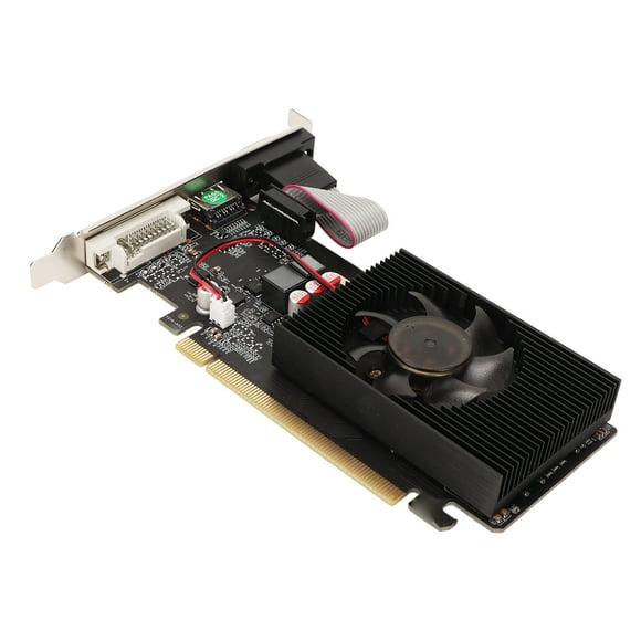GT220 Graphics Card, 1GB 128bit DDR3 Graphics Cards With 2 Bracket, VGA DVI PCI Express Video Card, Single Fan Air Cooling