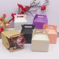 thumbnail image 3 of 10 self-made blank paper gift boxes. Black purple pink candy/wedding gift display packaging box., 3 of 9