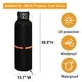 thumbnail image 5 of Rvaymup Windproofs Waterproof 100lb Propane Cylinders Cover Transparents Flipping Opening Double Layer Adjustable Fasteners, 5 of 8