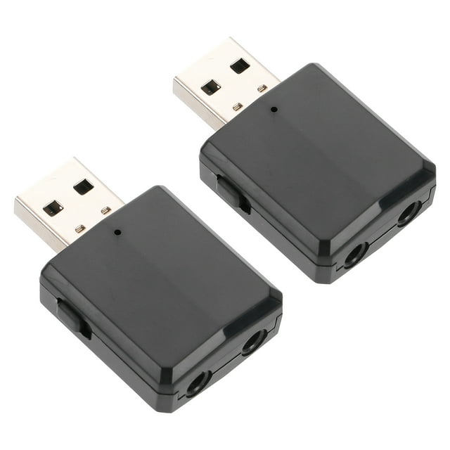 2 transmisores y receptores de audio Bluetooth 5.0 Bling Bling Adaptadores 2 en 1 para TV coche y ordenador