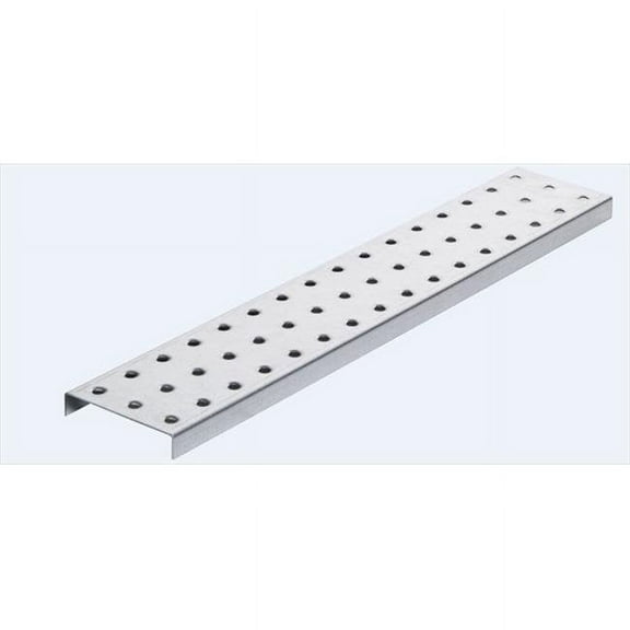 Alligator Board ALGSTRP3x16GALV 3 in. L x 16 in. W Metal Pegboard Strip with Flange - Pack of 2