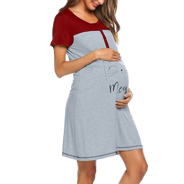 white christmas dresses Hatch Collection Maternity The Softest Rib Nursing Friendly Dress main image 0