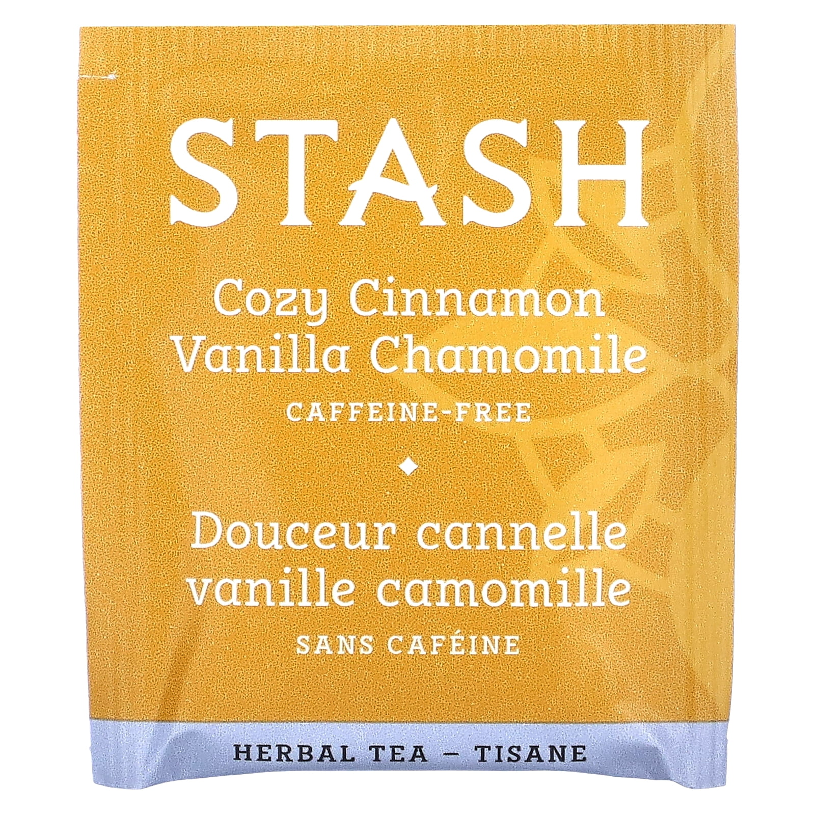 (6 pack) Stash Caffeine-Free Cozy Cinnamon Vanilla Chamomile Herbal Tea 18 Tea Bags