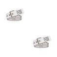 thumbnail image 4 of Youkk Ceinture en Métal Rivetée pour Femmes Premium Polyvalente Cadeau Unique Diverses Tailles Ceinture en Métal Punk à Rivets pour Hommes et Femmes Ceinture Cloutée Blanche 110cm 2Ensemble, 4 of 6