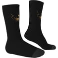 thumbnail image 3 of SEVEBJ Chaussettes Mollet King Chaussettes Nouveauté Cool Chaussettes Décontractées pour Hommes Chaussettes de Compression Cool pour Hommes King 01, 3 of 7