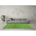 thumbnail image 3 of Ahgly Company Indoor Square Abstract Green Modern Area Rugs, 7' Square, 3 of 4