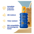 thumbnail image 2 of Nivea Sun Protect & Moisture Sun Cream Spray SPF30 200ml / 6.8 fl.oz, 2 of 3
