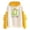 Yellow, variant on jsaierl Cartoon Dinosaur Hoodies for Teen Girls Women Drawstring Hooded Sweatshirts Raglan Long Sleeve Pullover Tops