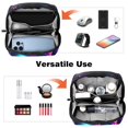 thumbnail image 6 of Game Controller USB Organizer Oxford Cloth Waterproof Electronic Gadget Storage Bag 5.9x9.44x3.14 in Hard Drive Case Portable Small Box Cell Phone Charger Cord Organizer, 6 of 6
